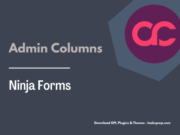 Admin Columns Pro Ninja Forms Pimg