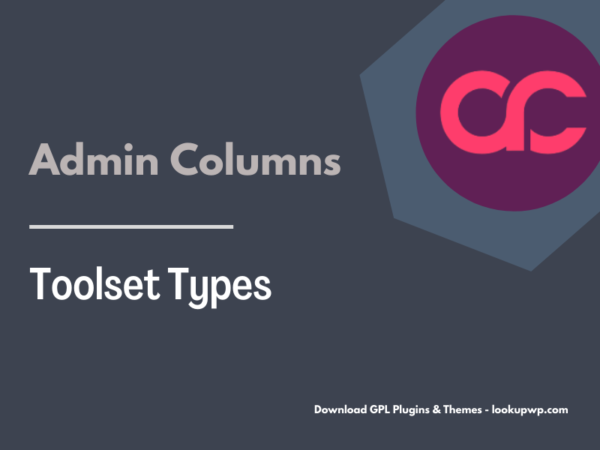 Admin Columns Pro Toolset Types Pimg