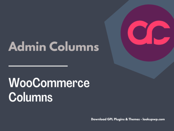 Admin Columns Pro WooCommerce Columns Pimg