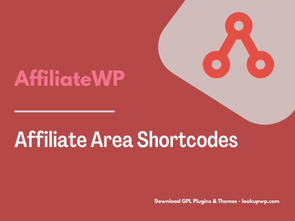 AffiliateWP – Affiliate Area Shortcodes Pimg
