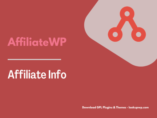 AffiliateWP – Affiliate Info Pimg