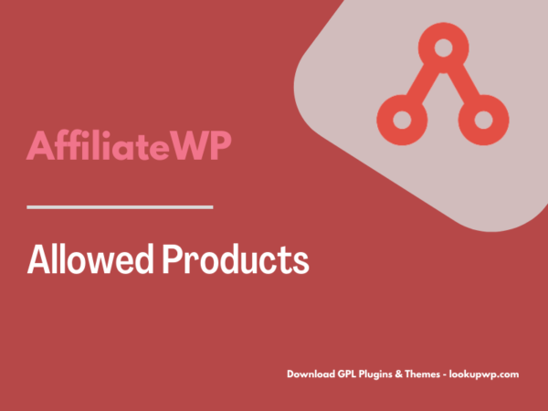 AffiliateWP – Allowed Products Pimg
