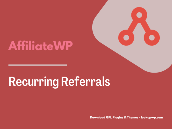 AffiliateWP – Recurring Referrals Pimg