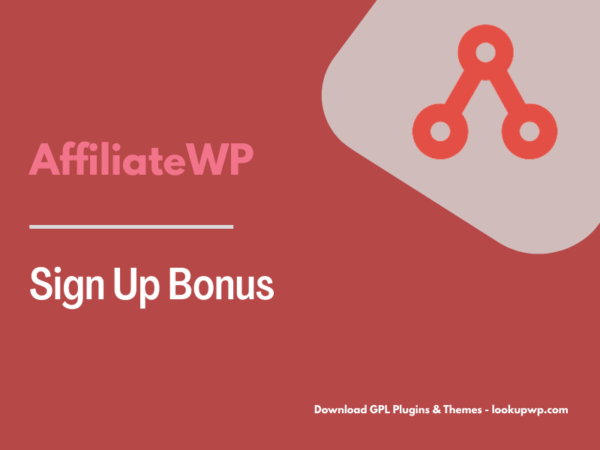AffiliateWP – Sign Up Bonus Pimg