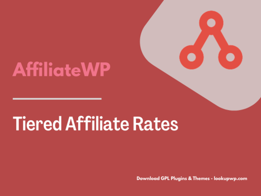 AffiliateWP – Tiered Affiliate Rates Pimg