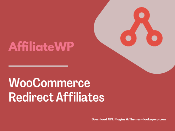 AffiliateWP – WooCommerce Redirect Affiliates Pimg