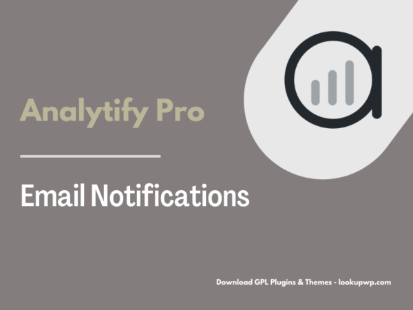 Analytify Pro Email Notifications Addon Pimg