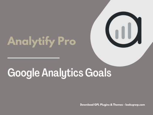 Analytify Pro Google Analytics Goals Add on Pimg