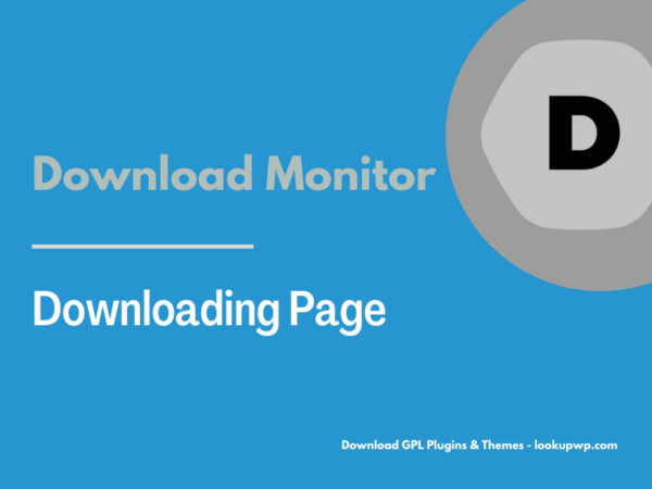 Download Monitor Downloading Page Pimg