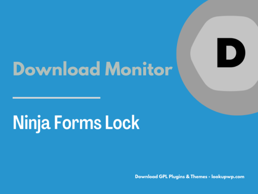 Download Monitor Ninja Forms Lock Pimg