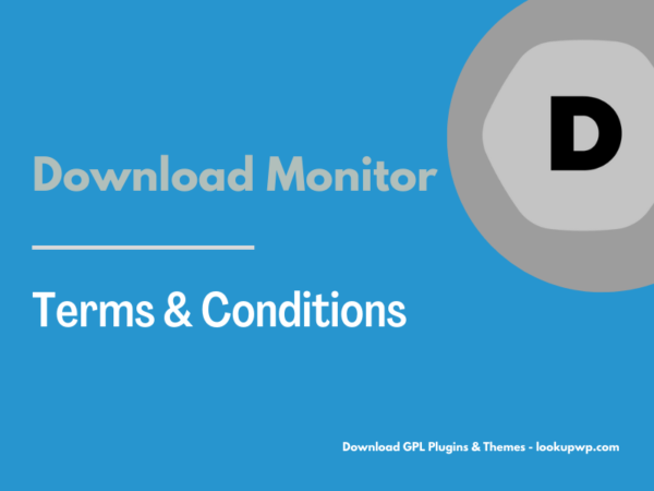 Download Monitor Terms Conditions Pimg