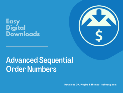 Easy Digital Downloads Advanced Sequential Order Numbers Pimg