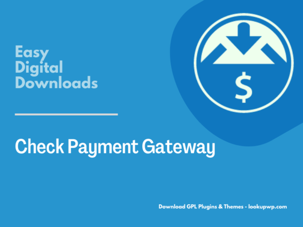 Easy Digital Downloads Check Payment Gateway Pimg