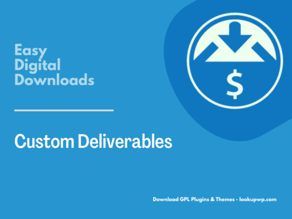 Easy Digital Downloads Custom Deliverables Pimg