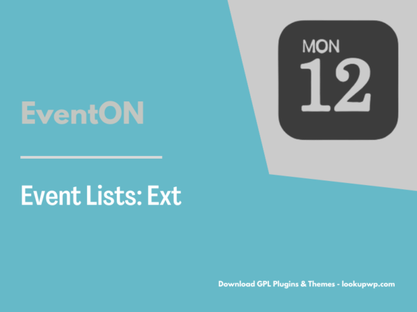 EventOn Event Lists