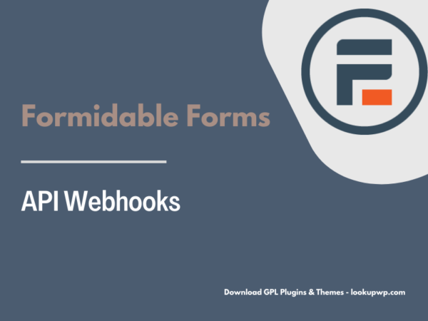 Formidable Forms – API Webhooks Pimg