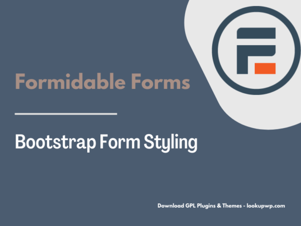 Formidable Forms – Bootstrap Form Styling Pimg