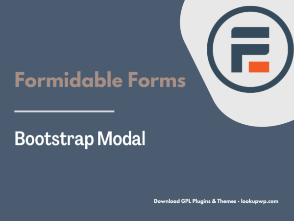 Formidable Forms – Bootstrap Modal Pimg