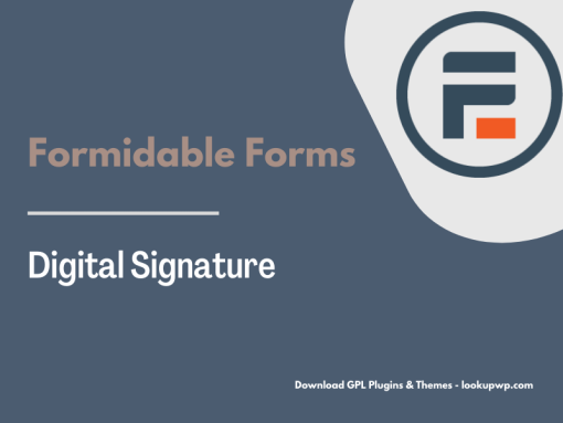 Formidable Forms – Digital Signature Pimg