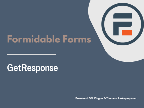 Formidable Forms – GetResponse Pimg