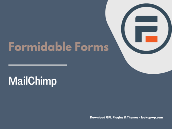 Formidable Forms – MailChimp Pimg