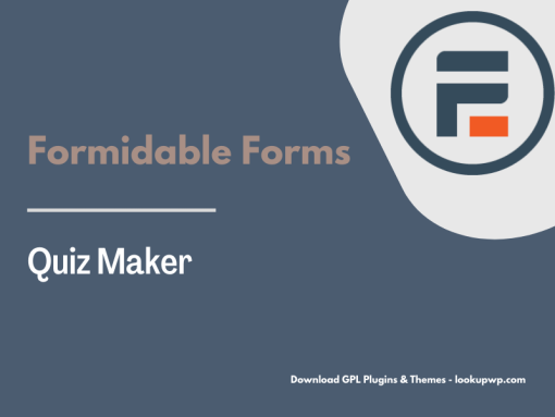 Formidable Forms – Quiz Maker Pimg