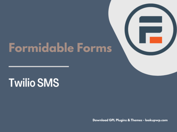Formidable Forms – Twilio SMS Pimg