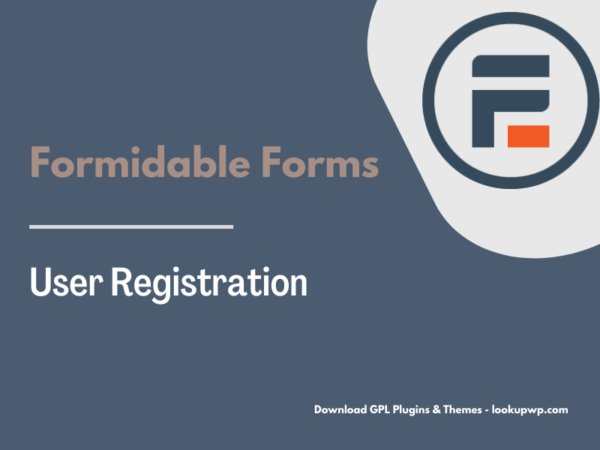 Formidable Forms – User Registration Pimg