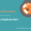 GeoDirectory Ajax Duplicate Alert Pimg