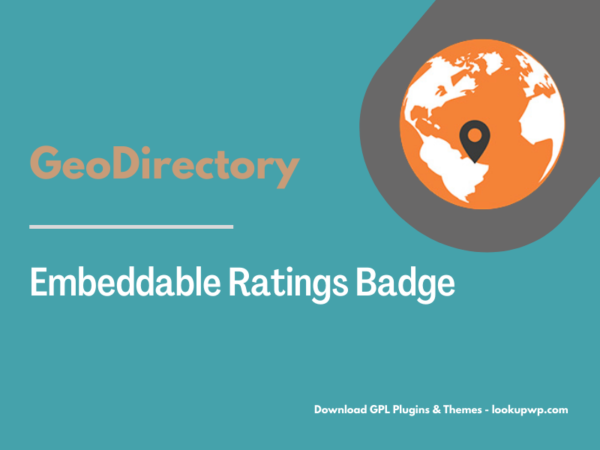 GeoDirectory Embeddable Ratings Badge Pimg