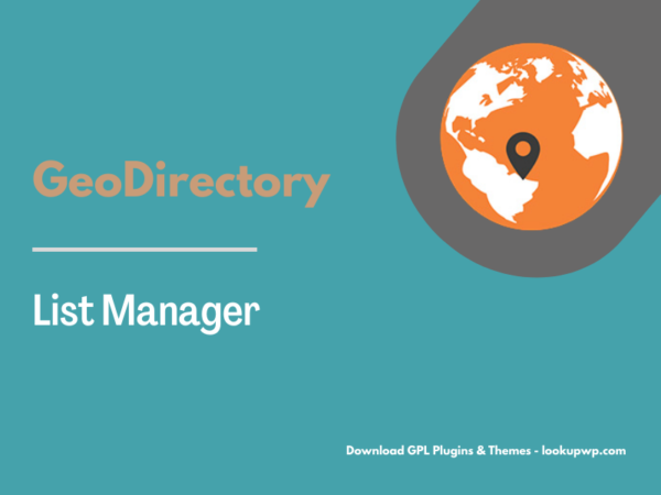 GeoDirectory List Manager Pimg