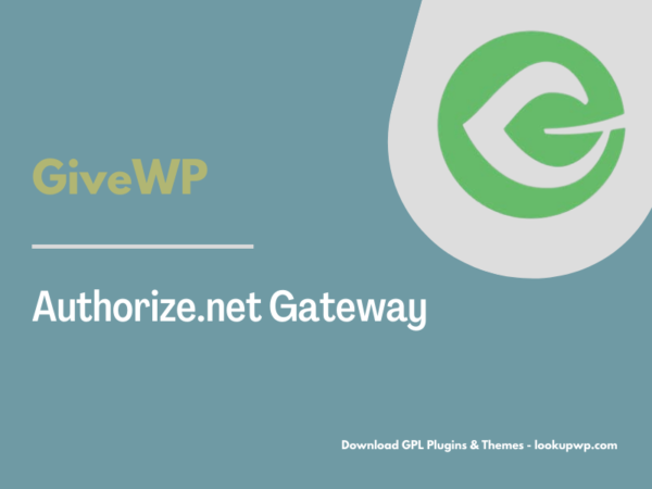 GiveWP – Authorize.net Gateway Pimg