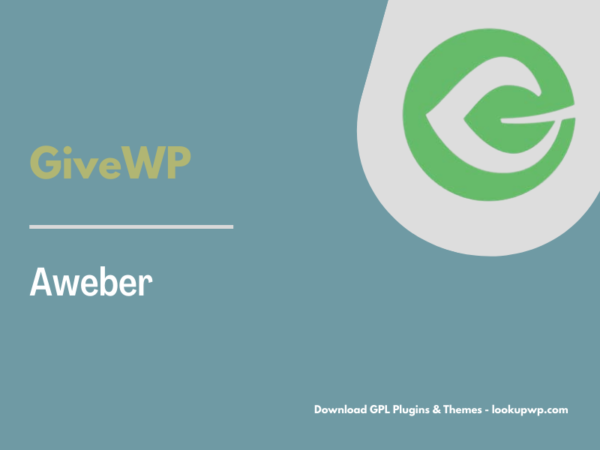 GiveWP – Aweber Pimg