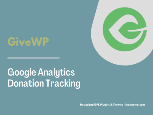 GiveWP – Google Analytics Donation Tracking Pimg