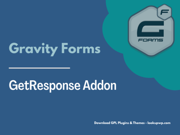 Gravity Forms GetResponse Addon Pimg