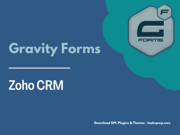 Gravity Forms Zoho CRM Addon Pimg