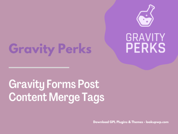 Gravity Perks – Gravity Forms Post Content Merge Tags Pimg