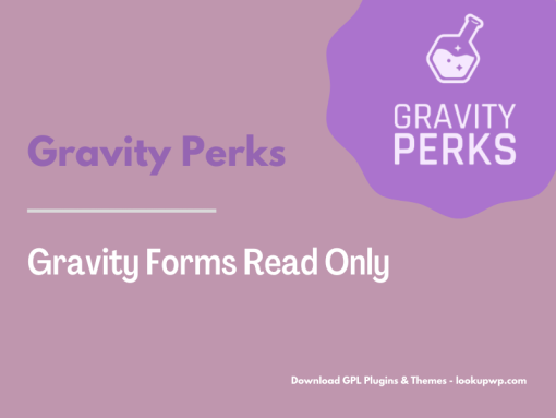 Gravity Perks – Gravity Forms Read Only Pimg