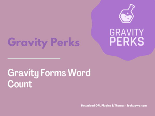 Gravity Perks – Gravity Forms Word Count Pimg