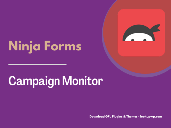Ninja Forms Campaign Monitor Pimg