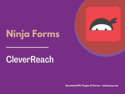 Ninja Forms CleverReach Pimg