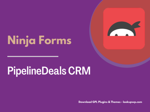 Ninja Forms PipelineDeals CRM Pimg