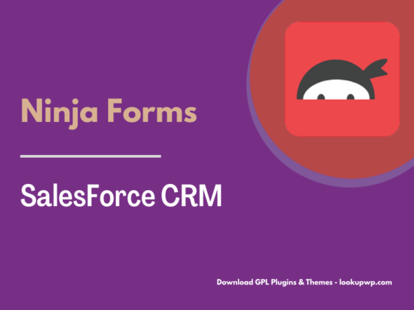 Ninja Forms SalesForce CRM Pimg