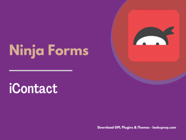 Ninja Forms iContact Pimg