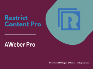 Restrict Content Pro AWeber Pro