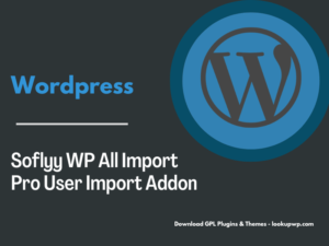 Soflyy WP All Import Pro User Import Addon