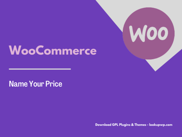 WooCommerce Name Your Price Pimg