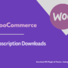 WooCommerce Subscription Downloads Pimg