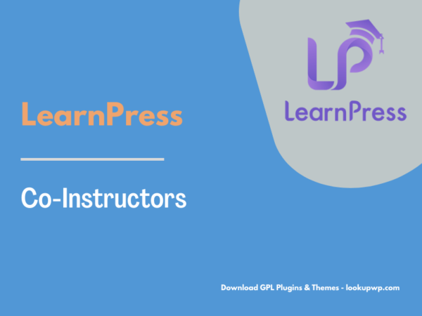 LearnPress – Co Instructors Pimg