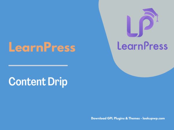 LearnPress – Content Drip Pimg